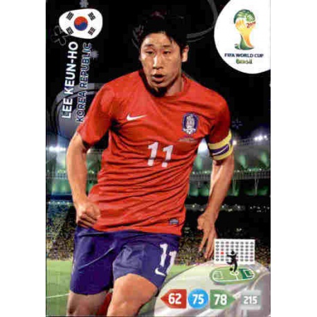 Lee Keun-Ho Korea Republic 240 Adrenalyn XL Brasil 2014