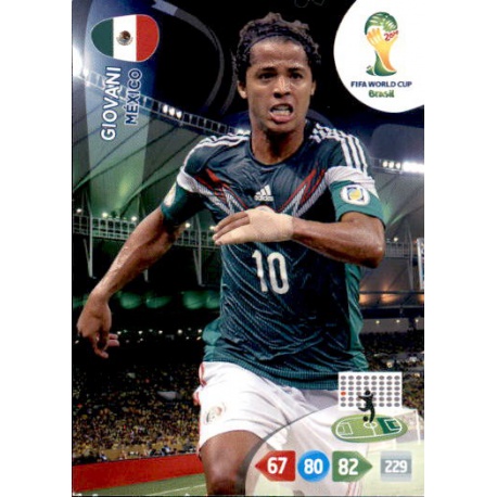 Giovani Dos Santos México 247 Adrenalyn XL Brasil 2014