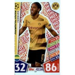 Aubameyang - Hot Shot Borussia Dortmund 107 Match Attax Champions 2017-18
