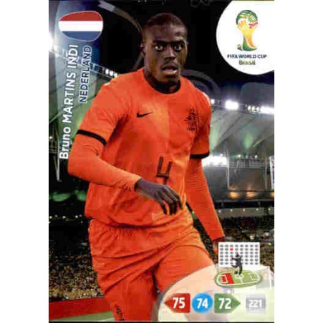 Bruno Martins Indi Nederland 253 Adrenalyn XL Brasil 2014