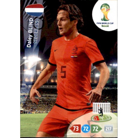 Daley Blind Nederland 255 Adrenalyn XL Brasil 2014