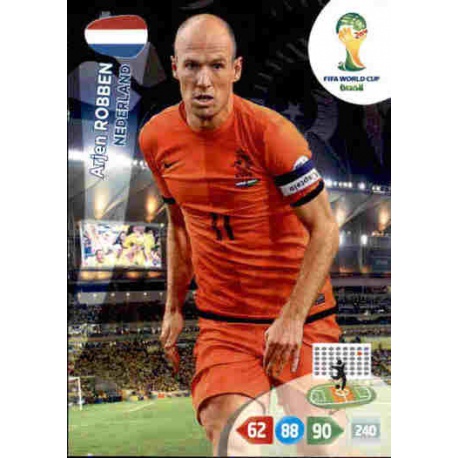 Arjen Robben Nederland 256 Adrenalyn XL Brasil 2014