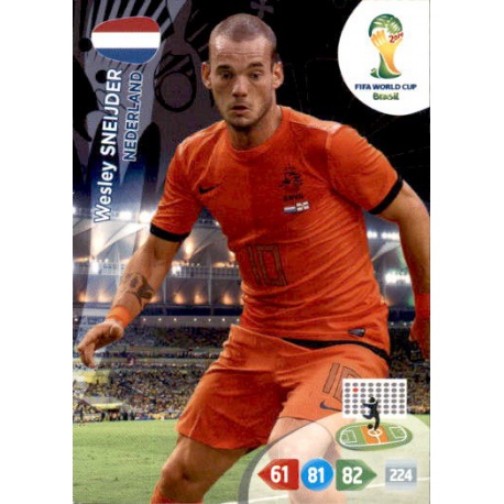 Wesley Sneijder Nederland 257 Adrenalyn XL Brasil 2014
