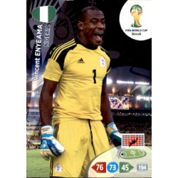 Vincent Enyeama Nigeria 263 Adrenalyn XL Brasil 2014