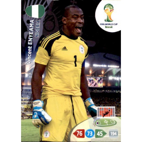 Vincent Enyeama Nigeria 263 Adrenalyn XL Brasil 2014
