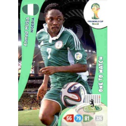 Ahmed Musa One to Watch Nigeria 266 Adrenalyn XL Brasil 2014