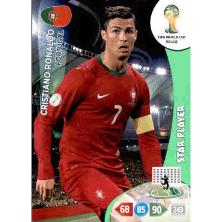 Cristiano Ronaldo Star Player Portugal 277 Adrenalyn XL Brasil 2014