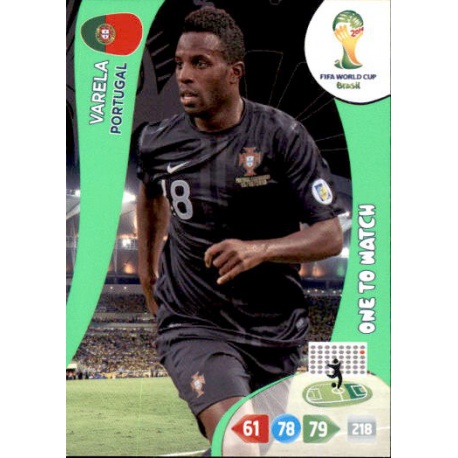 Silvestre Varela One to Watch Portugal 279 Adrenalyn XL Brasil 2014