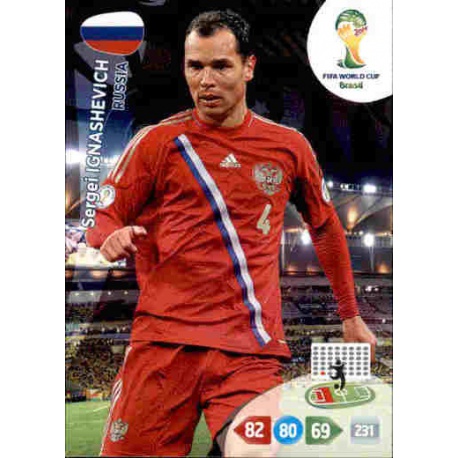 Sergei Ignashevich Russia 284 Adrenalyn XL Brasil 2014