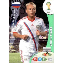 Denis Glushakov Utility Player Russia 287 Adrenalyn XL Brasil 2014