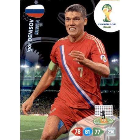 Igor Denisov Russia 288 Adrenalyn XL Brasil 2014