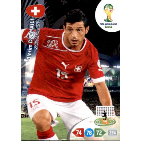 Blerim Džemaili Switzerland 297 Adrenalyn XL Brasil 2014