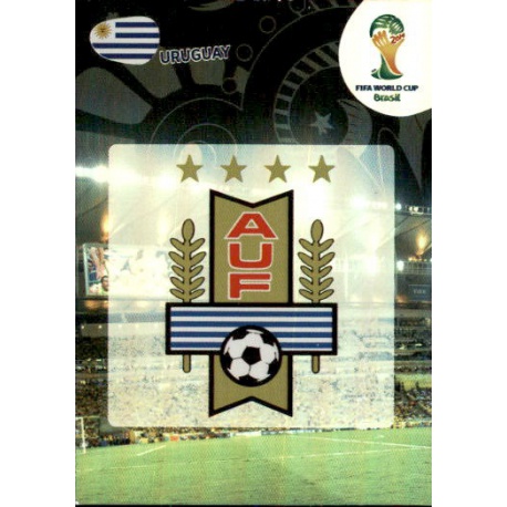 Escudo Uruguay 304 Adrenalyn XL Brasil 2014