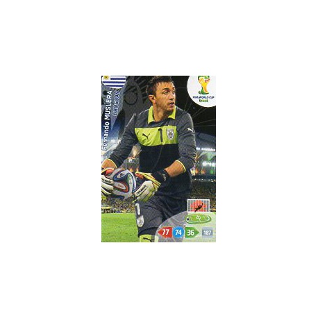 Fernando Muslera Uruguay 305 Adrenalyn XL Brasil 2014