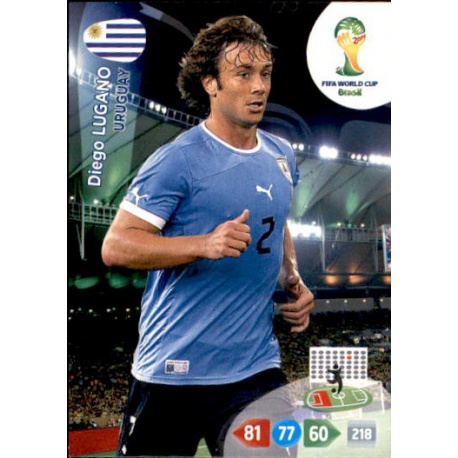 Diego Lugano Uruguay 307 Adrenalyn XL Brasil 2014