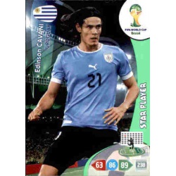 Edinson Cavani Star Player Uruguay 313 Adrenalyn XL Brasil 2014