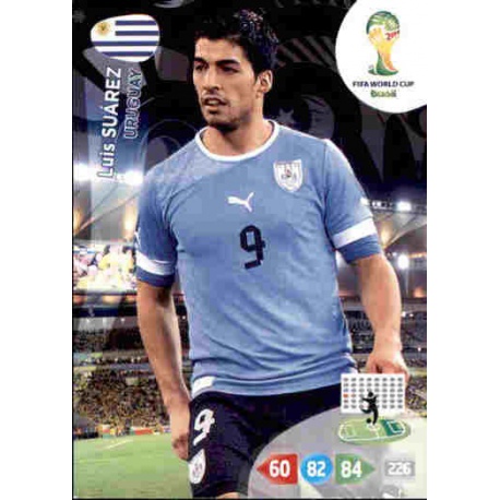 Luis Suárez Uruguay 314 Adrenalyn XL Brasil 2014