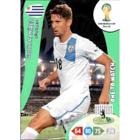 Gastón Ramírez One to Watch Uruguay 315 Adrenalyn XL Brasil 2014