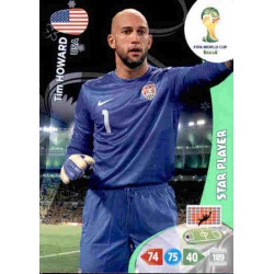 Tim Howard Star Player USA 317 Adrenalyn XL Brasil 2014