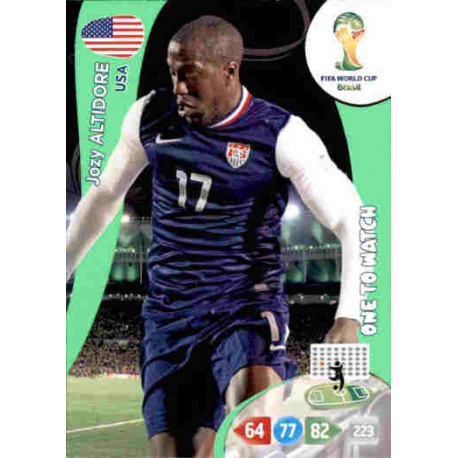 Jozy Altidore One to Watch USA 324 Adrenalyn XL Brasil 2014