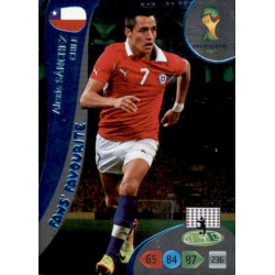 Alexis Sánchez Fan's Favourite Chile 330 Adrenalyn XL Brasil 2014