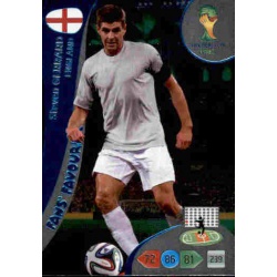 Steven Gerrard Fan's Favourite England 336 Adrenalyn XL Brasil 2014