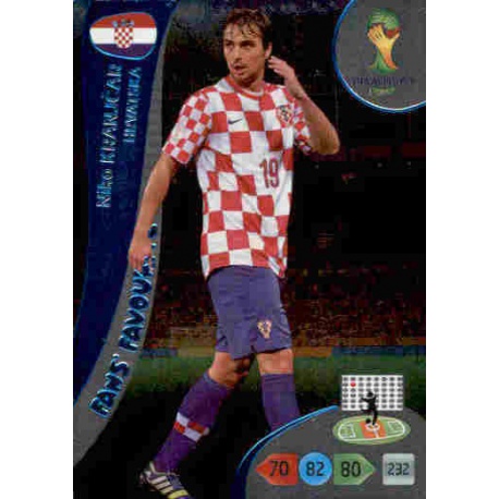 Niko Kranjčar Fan's Favourite Hrvatska 341 Adrenalyn XL Brasil 2014