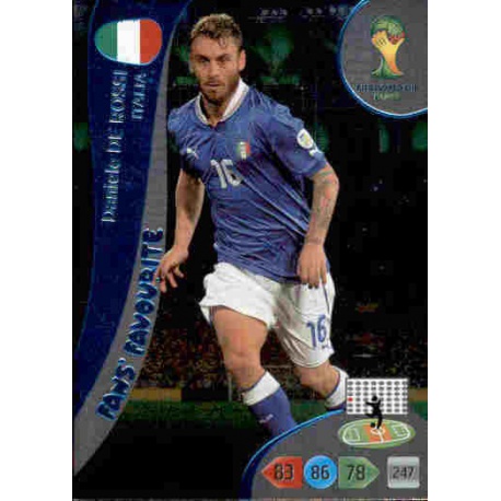 Daniele De Rossi Fan's Favourite Italia 342 Adrenalyn XL Brasil 2014