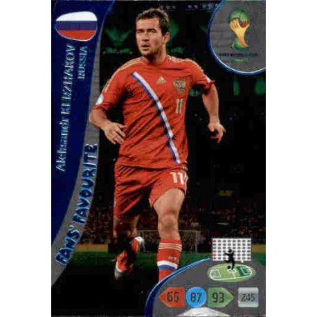 Aleksandr Kerzhakov Fan's Favourite Russia 348 Adrenalyn XL Brasil 2014