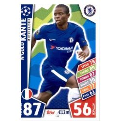 N'Golo Kanté Chelsea 117 Match Attax Champions 2017-18