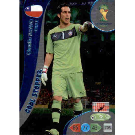 Claudio Bravo Goal Stopper Chile 354 Adrenalyn XL Brasil 2014