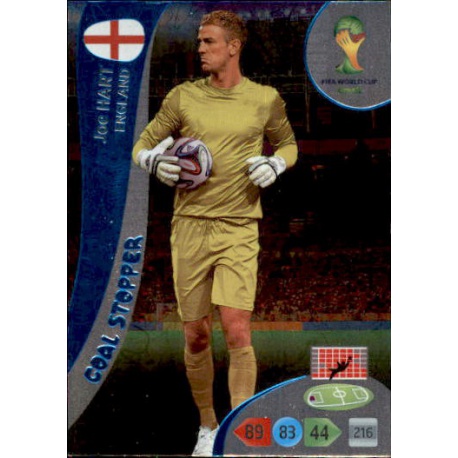 Joe Hart Goal Stopper England 356 Adrenalyn XL Brasil 2014