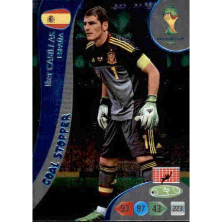 Iker Casillas Goal Stopper España 357 Adrenalyn XL Brasil 2014