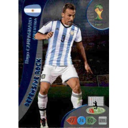 Hugo Campagnaro Defensive Rock Argentina 361 Adrenalyn XL Brasil 2014