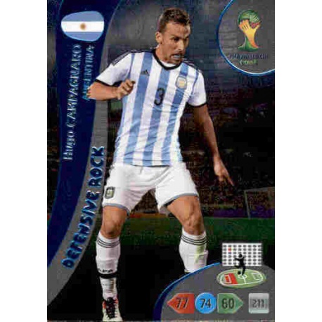 Hugo Campagnaro Defensive Rock Argentina 361 Adrenalyn XL Brasil 2014