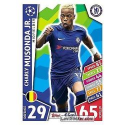 Charly Musonda Jr Chelsea 118 Match Attax Champions 2017-18