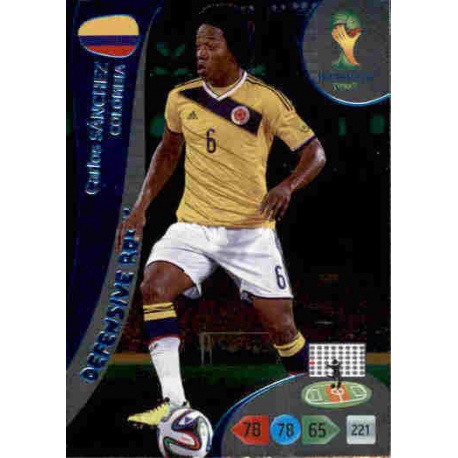 Carlos Sánchez Defensive Rock Colombia 366 Adrenalyn XL Brasil 2014
