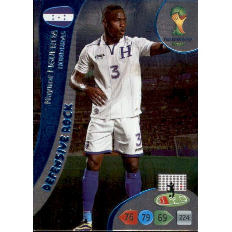 Maynor Figueroa Defensive Rock Honduras 373 Adrenalyn XL Brasil 2014