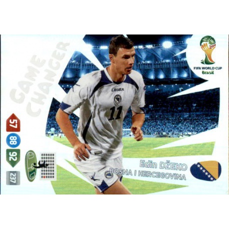 Edin Džeko Game Changer Bosna i Hercegovina 390 Adrenalyn XL Brasil 2014