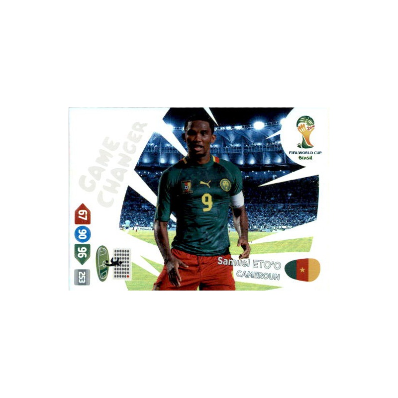 Camerún Panini Prizm Copa del Mundo 2014 estrellas # 9 Samuel eto'o 