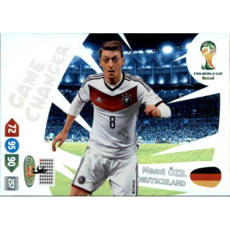 Mesut Özil Game Changer Deutschland 395 Adrenalyn XL Brasil 2014