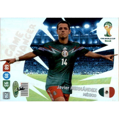 Javier Hernández Game Changer México 401 Adrenalyn XL Brasil 2014