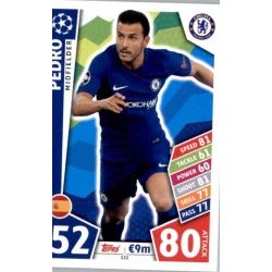 Pedro Chelsea 122 Match Attax Champions 2017-18