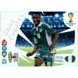 John Obi Mikel Game Changer Nigeria 403 Adrenalyn XL Brasil 2014