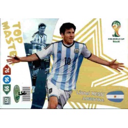 Lionel Messi Top Master Argentina 406 Adrenalyn XL Brasil 2014