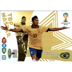 Neymar Jr. Top Master Brasil 407 Adrenalyn XL Brasil 2014