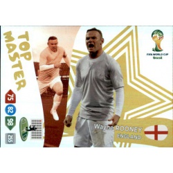 Wayne Rooney Top Master England 409 Adrenalyn XL Brasil 2014