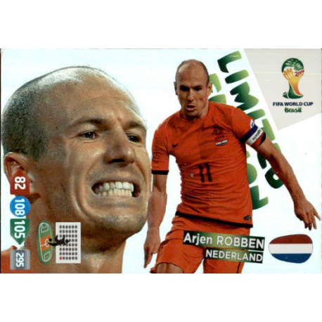 Arjen Robben Limited Edition Nederland Adrenalyn XL Brasil 2014