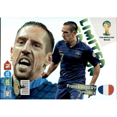 Franck Ribéry Limited Edition France Adrenalyn XL Brasil 2014
