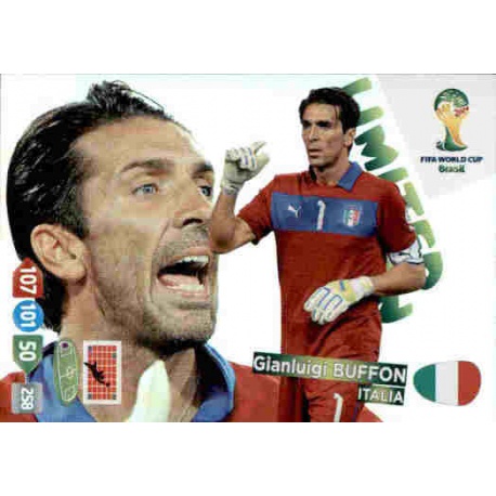Gianluigi Buffon Limited Edition Italia Adrenalyn XL Brasil 2014